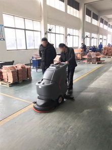 車間保潔洗地機柳州工業車間電瓶電動清洗機