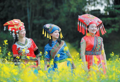 高清圖集:春和景明三月三 壯鄉歡歌“云”端揚